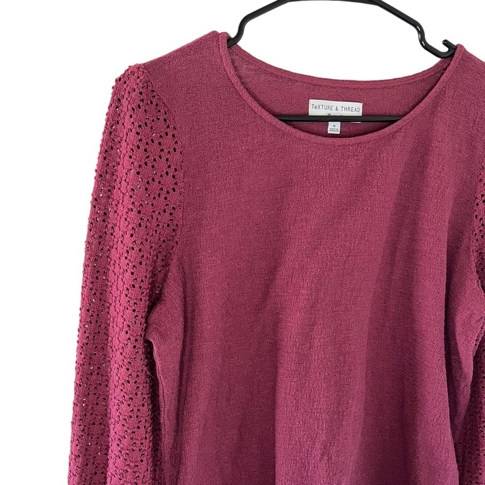 Madewell Texture & Thread Eyelet Mix Ruffle-Sleeve Top - Picture 9 of 10